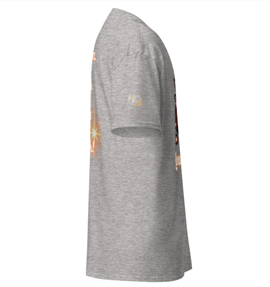 Soft Energy, Loud Results – Women’s Empowerment Tee (Front & Back)