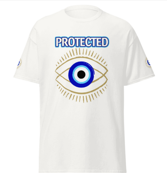 PROTECTED Evil Eye T-Shirt – Covered. Guarded. Chosen.