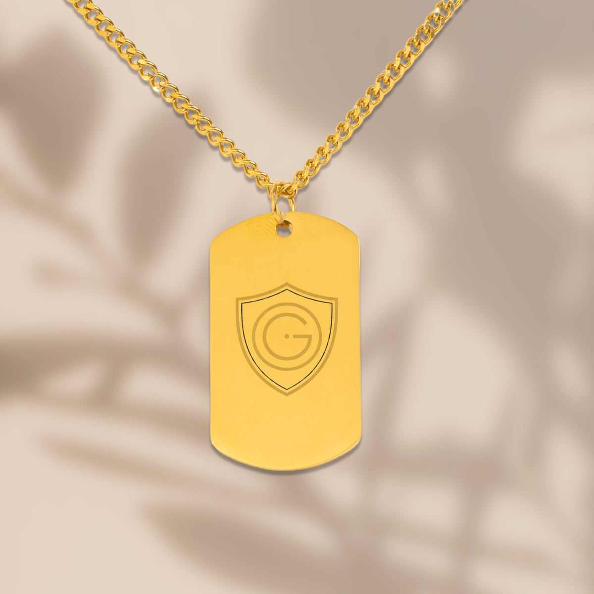 Cuban Tag Necklace