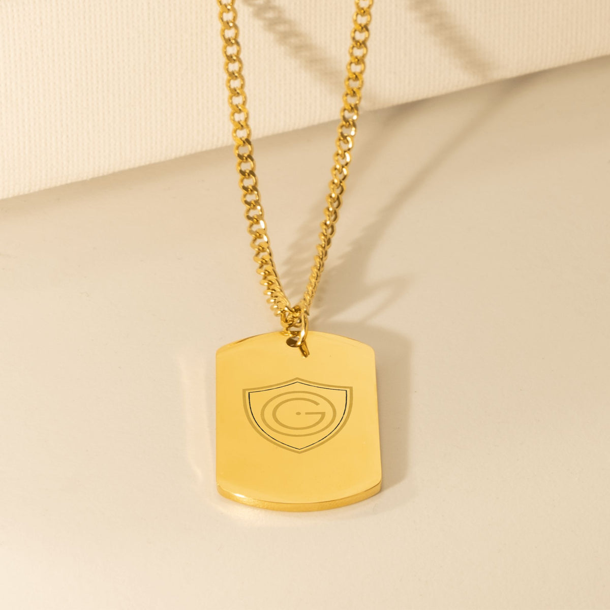 Cuban Tag Necklace