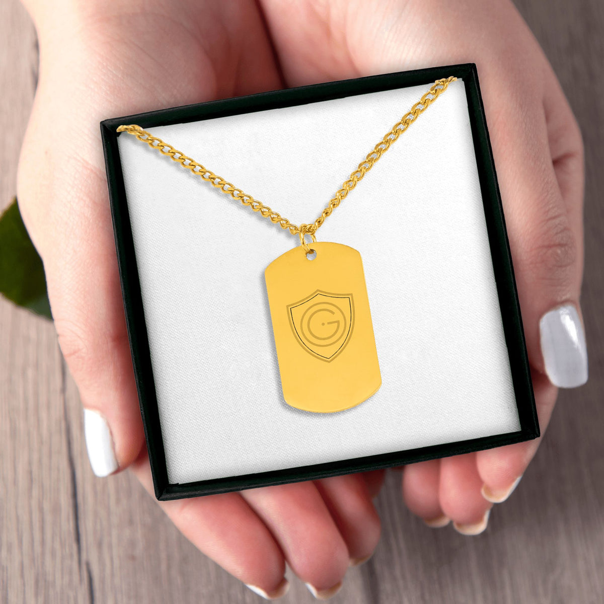 Cuban Tag Necklace