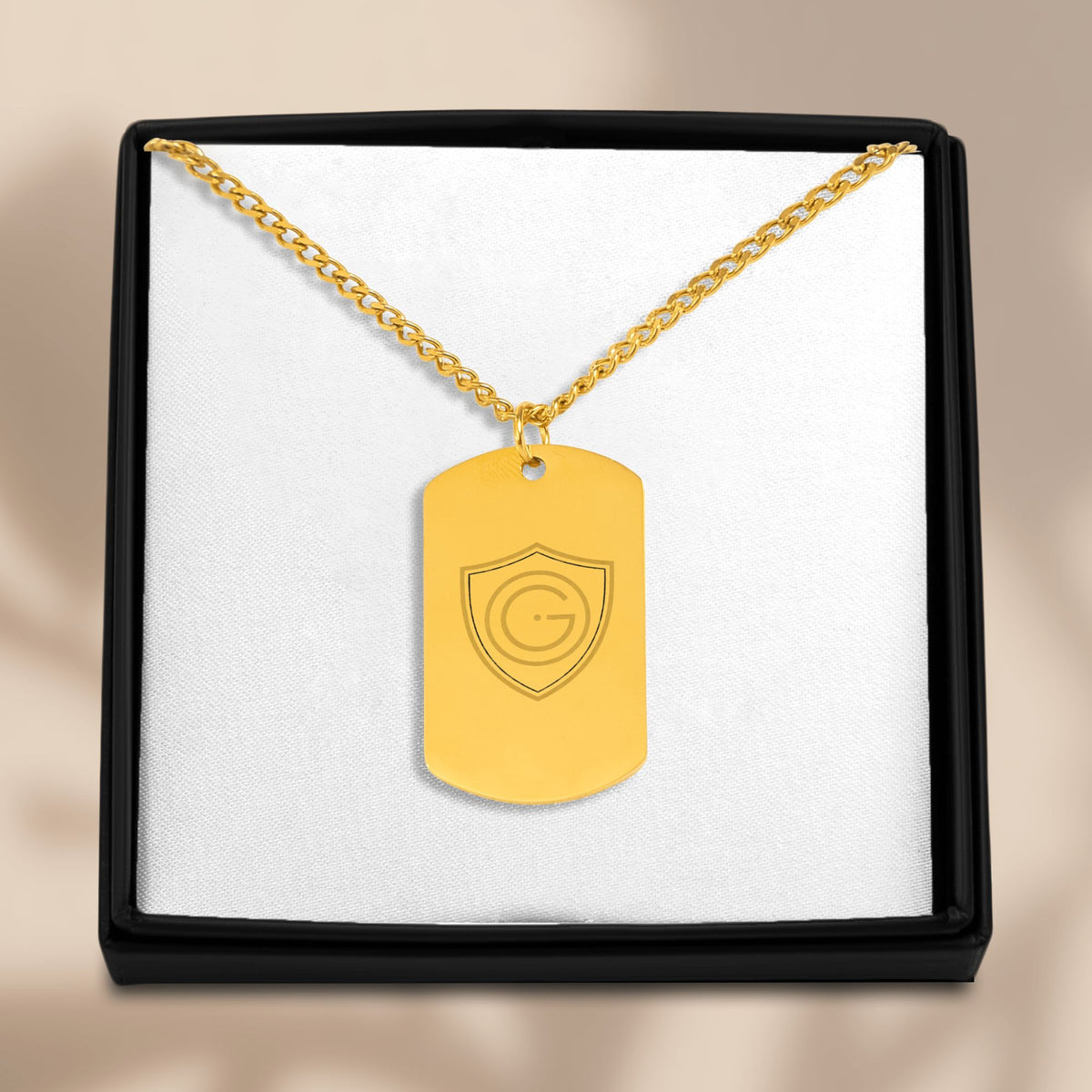 Cuban Tag Necklace