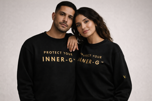 Protect Your Inner-G™ Crewneck — Black | Inner-G Capsule
