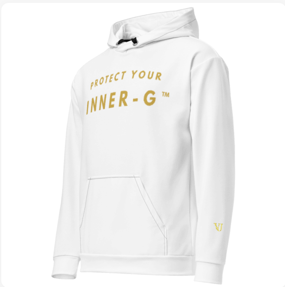 Protect Your Inner-G™ Hoodie (White/Gold)