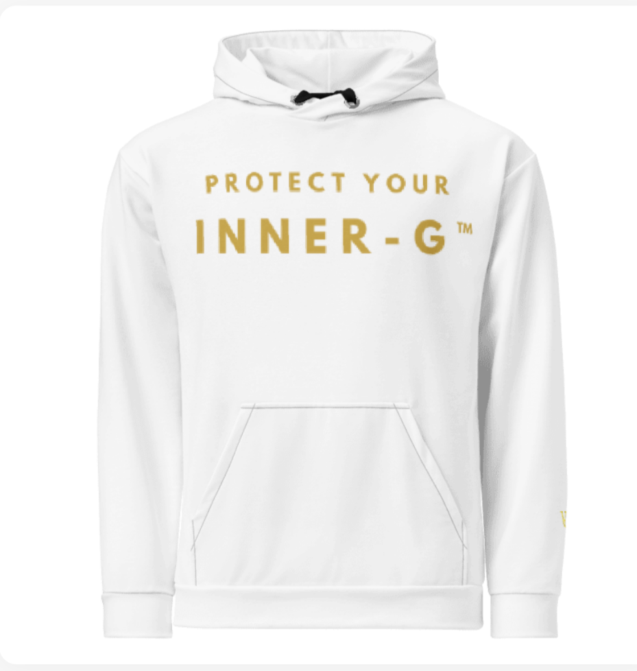 Protect Your Inner-G™ Hoodie (White/Gold)