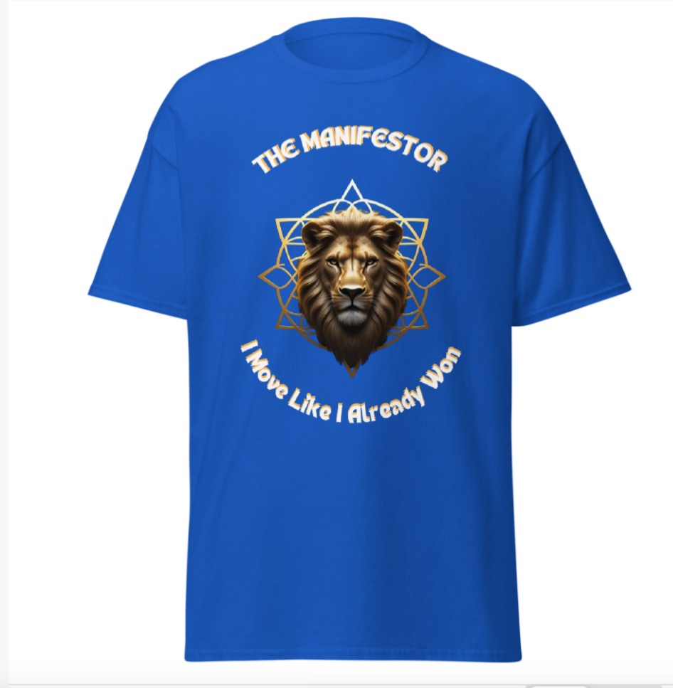 The Manifestor Royal Frequency Tee- Men's (Front & Back)