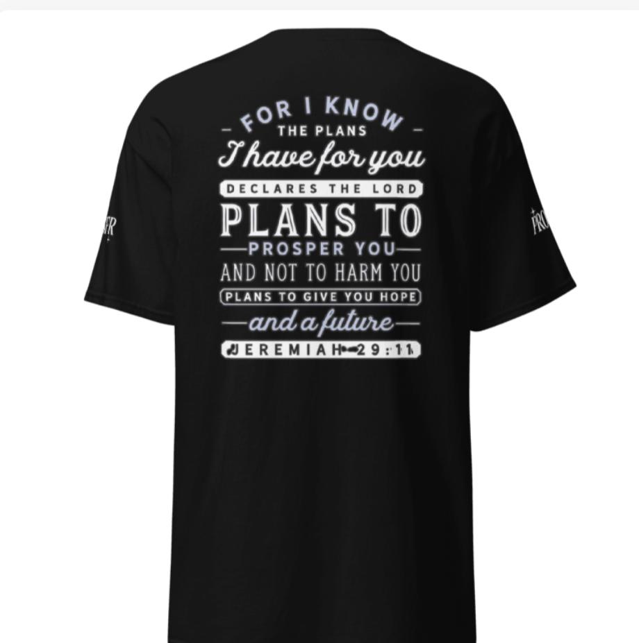 PROSPER Luxe Unisex Tee – Jeremiah 29:11