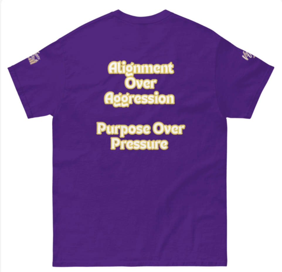 The Manifestor Royal Frequency Tee- Men's (Front & Back)